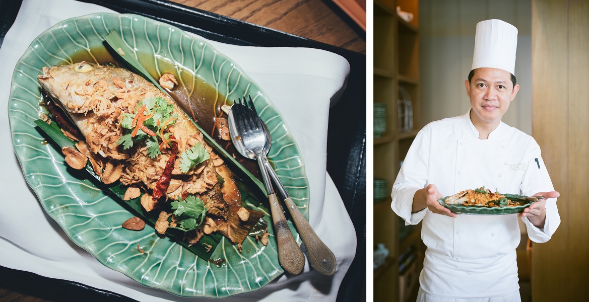 grilled-whole-rock-snapper-pandan-leaves-grand-hyatt-erawan-bangkok