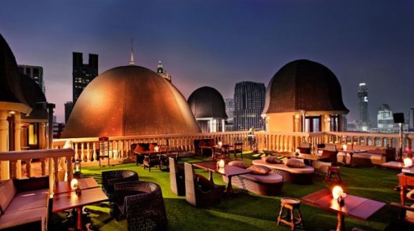 Speakeasy, Muse hotel, rooftop, bangkok, cocktails, evening, view, city view